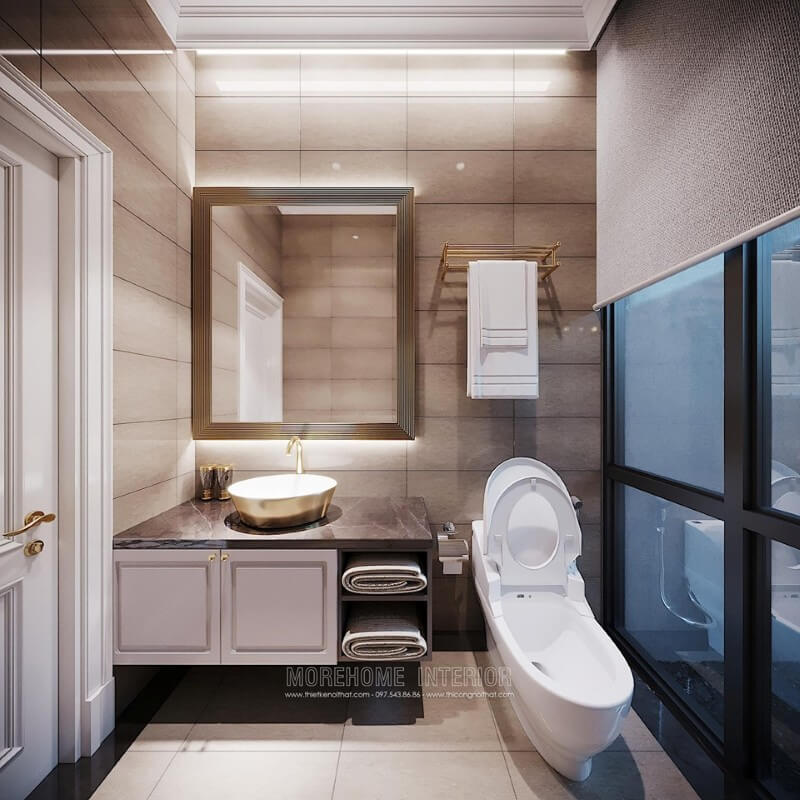 Sản phẩm đá ốp mặt bàn lavabo cao cấp - Mang lại sự sang trọng và tinh tế, sạch sẽ hơn cho không gian nội thất phòng tắm nhà tắm Đá ốp lavabo