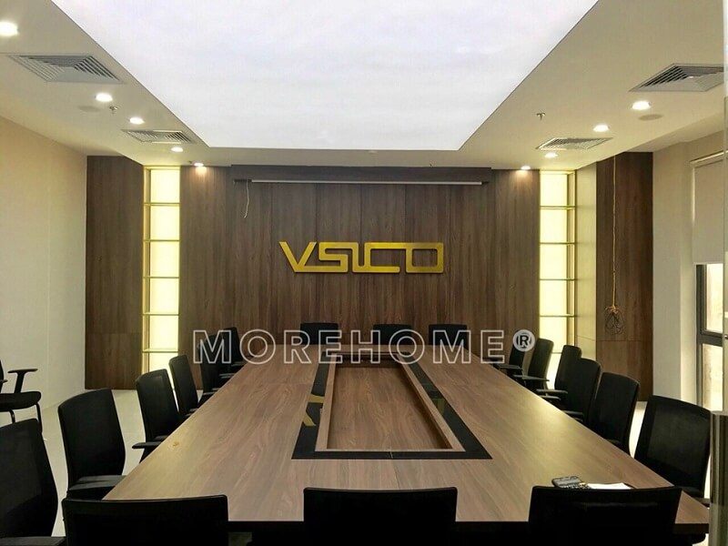 Thiết kế nội thất phòng họp văn phòng Visco hiện đại, sang trọng