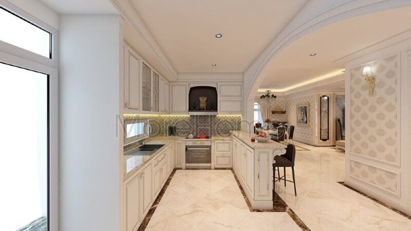 Cách trang trí nội thất phòng bếp của bạn được thiết kế khéo léo, linh hoạt và cải thiện độ thẩm mỹ của phòng bếp cũng như đảm bảo sự tiện nghi cho gia chủ khi nấu nướng.